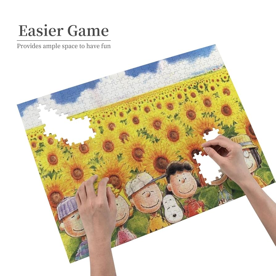 新品未開封　PEANUTS スヌーピー　ジグソーパズル ひまわりにつつまれて 新品未開封 PEANUTS スヌーピー ジグソーパズル ひまわりにつつ